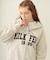COLLEGE PATCH ZIP UP HOODIE