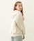 COLLEGE PATCH ZIP UP HOODIE