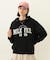 COLLEGE PATCH ZIP UP HOODIE