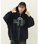 COLLEGE PATCH ZIP UP HOODIE
