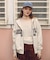 COLLEGE PATCH ZIP UP HOODIE