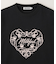 HEART AND ROSE L/S TEE