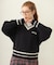 MILKFED. PATCH V-NECK KNIT