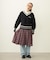 MILKFED. PATCH V-NECK KNIT