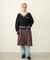 MILKFED. PATCH V-NECK KNIT