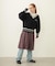 MILKFED. PATCH V-NECK KNIT