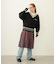 MILKFED. PATCH V-NECK KNIT