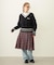 MILKFED. PATCH V-NECK KNIT