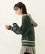 MILKFED. PATCH V-NECK KNIT