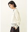 MILKFED. PATCH V-NECK KNIT