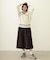MILKFED. PATCH V-NECK KNIT