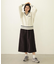 MILKFED. PATCH V-NECK KNIT