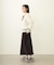 MILKFED. PATCH V-NECK KNIT
