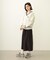 MILKFED. PATCH V-NECK KNIT