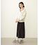 MILKFED. PATCH V-NECK KNIT