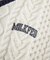 MILKFED. PATCH V-NECK KNIT
