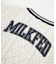 MILKFED. PATCH V-NECK KNIT