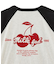 CHERRY FLOCK PRINT B/B TEE