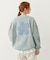FLOWER ELBOW PATCH SWEAT TOP