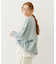 FLOWER ELBOW PATCH SWEAT TOP