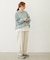 FLOWER ELBOW PATCH SWEAT TOP