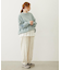 FLOWER ELBOW PATCH SWEAT TOP