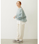 FLOWER ELBOW PATCH SWEAT TOP