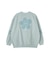 FLOWER ELBOW PATCH SWEAT TOP
