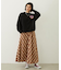 FLARE PLAID SKIRT