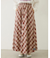 FLARE PLAID SKIRT
