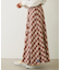 FLARE PLAID SKIRT