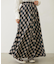 FLARE PLAID SKIRT