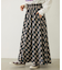 FLARE PLAID SKIRT