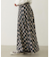 FLARE PLAID SKIRT