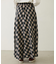 FLARE PLAID SKIRT