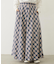 FLARE PLAID SKIRT