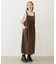 FAUX LEATHER TUCK DRESS