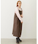 FAUX LEATHER TUCK DRESS