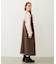 FAUX LEATHER TUCK DRESS