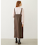 FAUX LEATHER TUCK DRESS