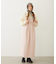 FAUX LEATHER TUCK DRESS