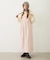 FAUX LEATHER TUCK DRESS