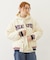 SATIN LOGO PATCH QUILTED JACKET