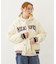 SATIN LOGO PATCH QUILTED JACKET