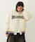 SATIN LOGO PATCH QUILTED JACKET