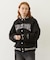 SATIN LOGO PATCH QUILTED JACKET