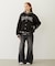 SATIN LOGO PATCH QUILTED JACKET
