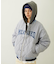 SATIN LOGO PATCH QUILTED JACKET