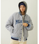 SATIN LOGO PATCH QUILTED JACKET