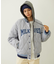 SATIN LOGO PATCH QUILTED JACKET